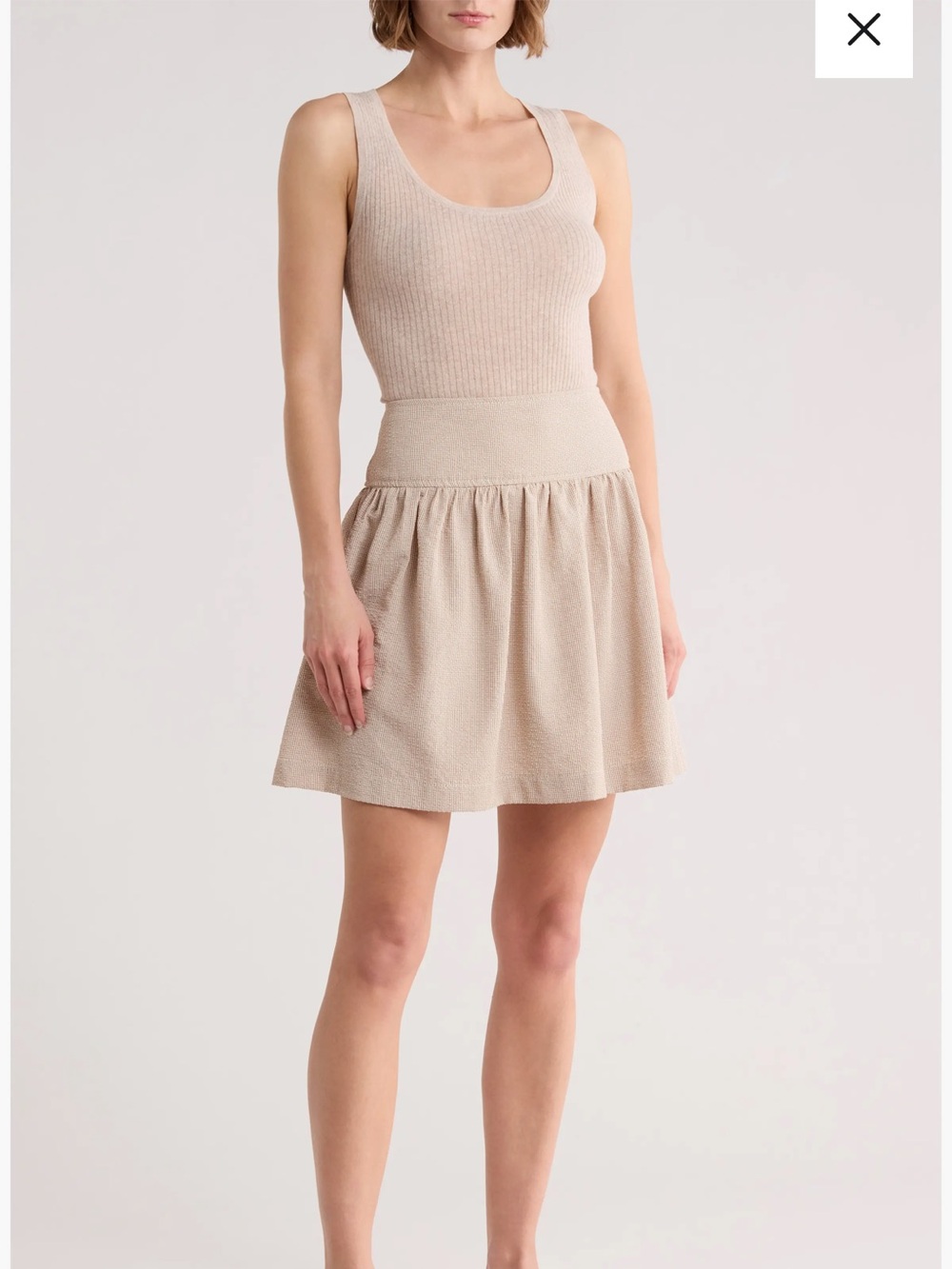 Max Studio textured Skirt NWT